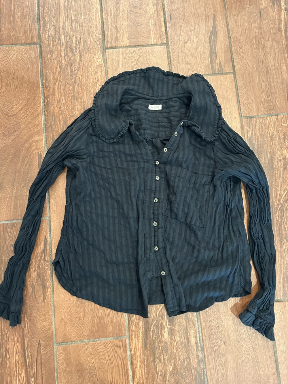 Pilcro size XL black blouse